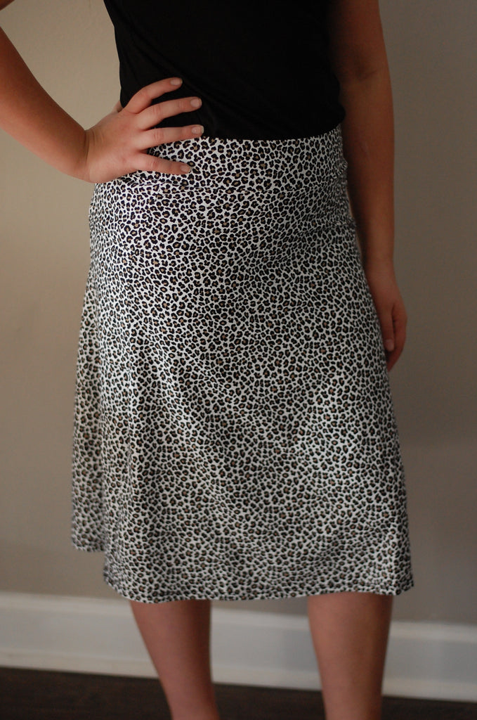 Leopard A-line Side Pocket Style Athletic & Swim (SKIRT ONLY)