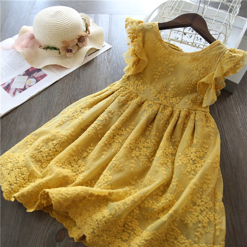 Pre-Order Girls Lace Lined Dress